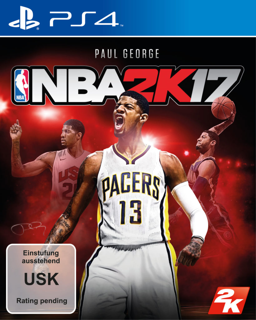 Paul George - offizielles NBA 2k17 Cover