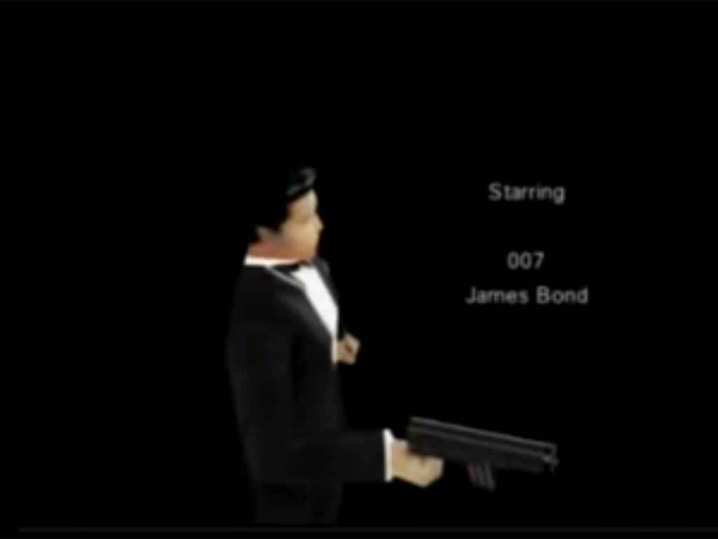 Pierce Brosnan's virtuelles Ebenbild in der N64-Version