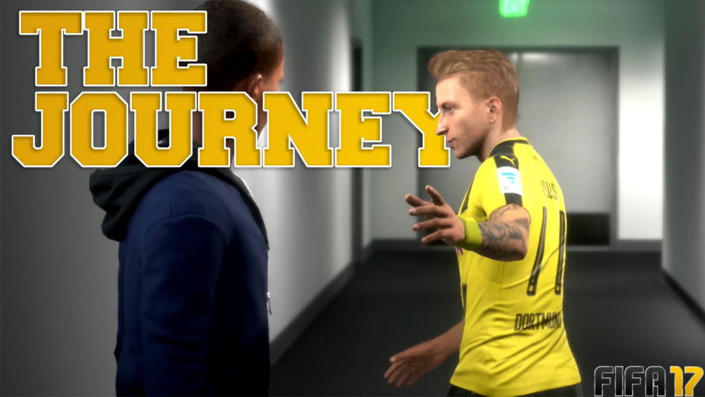 Marco Reus sprach bereits vor dem Update deutsch in The Journey - Screenshot FIFA 17