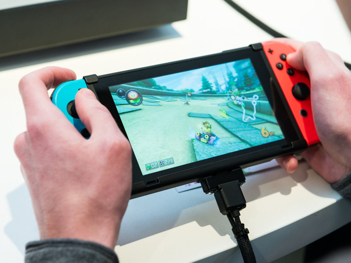 Die Nintendo Switch läuft auch als Handheld einwandfrei