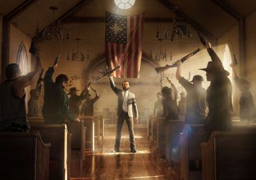 Der fanatische Anführer einer Weltuntergangssekte ist der Bösewicht in Far Cry 5. (Quelle: Ubisoft)